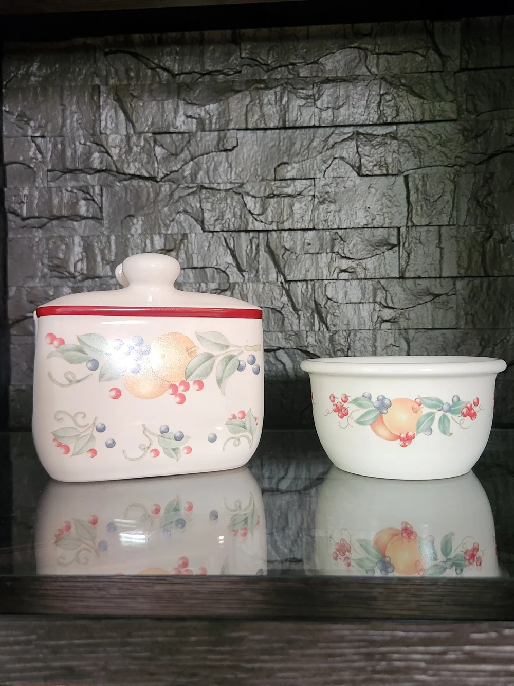 Corelle Abundance 7oz Bowl And Matching Napkin Holder